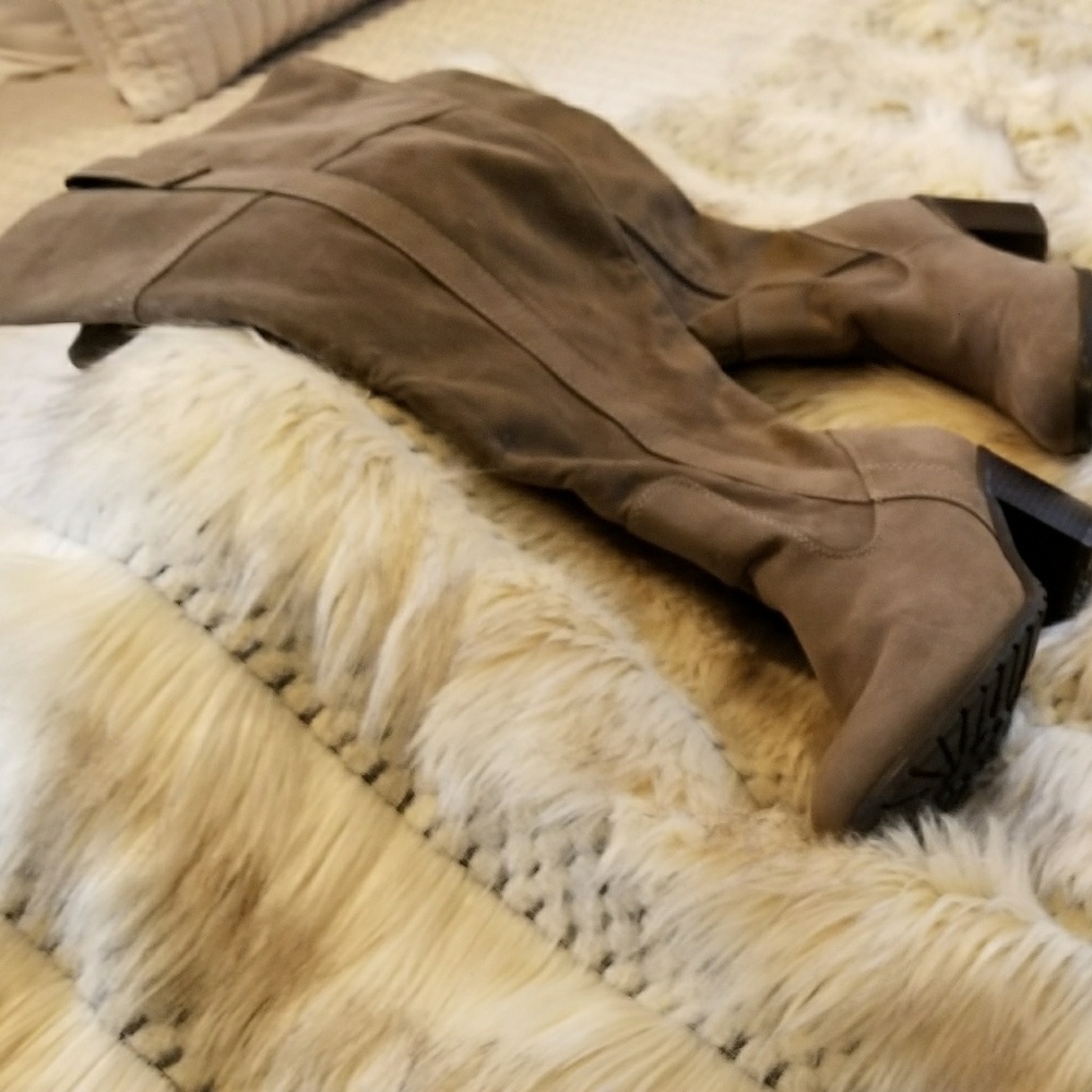 Lane Bryant Suede Under the Knee Boots
